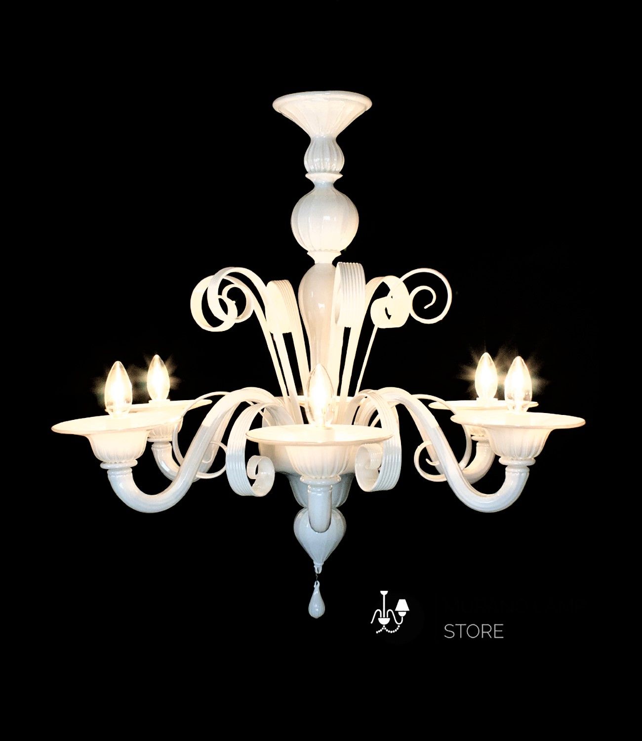 Lampadario Pastorale Bianco