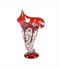 Vaso Cornocopia rosso