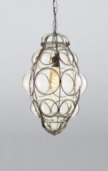 Duchessa smoked liscio chandelier