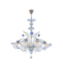 Chandelier Tazze e Triangolo blu