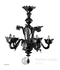 Lampadario Meneghino nero